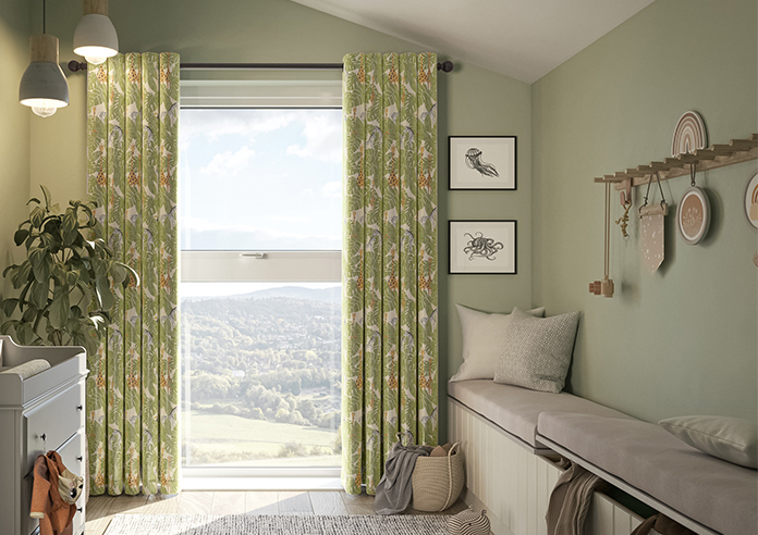 Wild Thing, Leaf - Made to Measure Curtains - Image 3